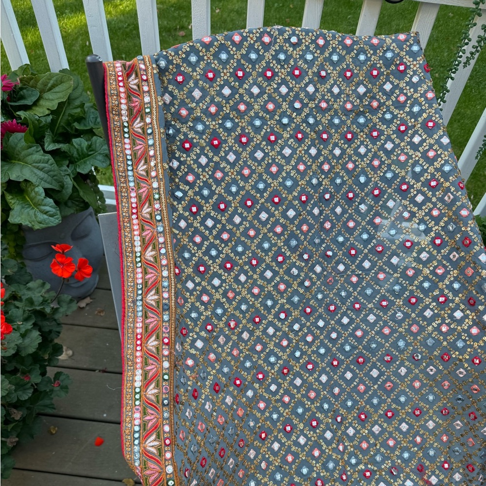 Duppatta Indian Pakistani sabhyasachi inspired full size perfect for Diwali